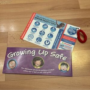 Pool and car seat safety cards